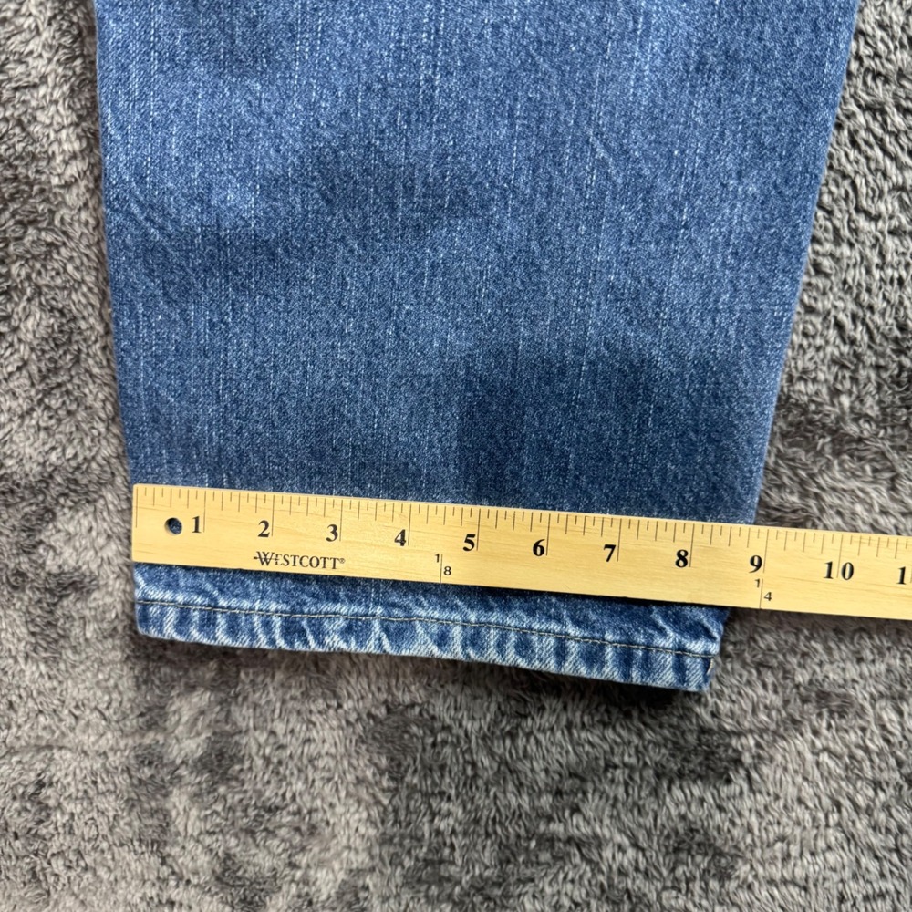 Dickies Mens Carpenter Jeans Medium Wash Blue Denim Utility Work Pants 36x34 - Picture 7 of 7